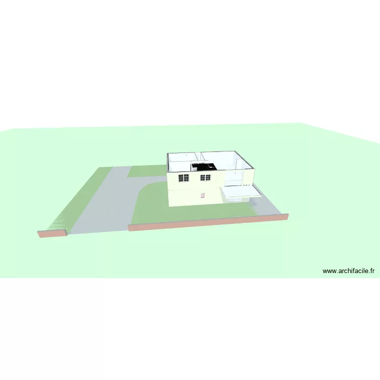 MAISON RDC. Plan de 19 et 204 m² MAISON RDC. Plan de 19 et 204 m²