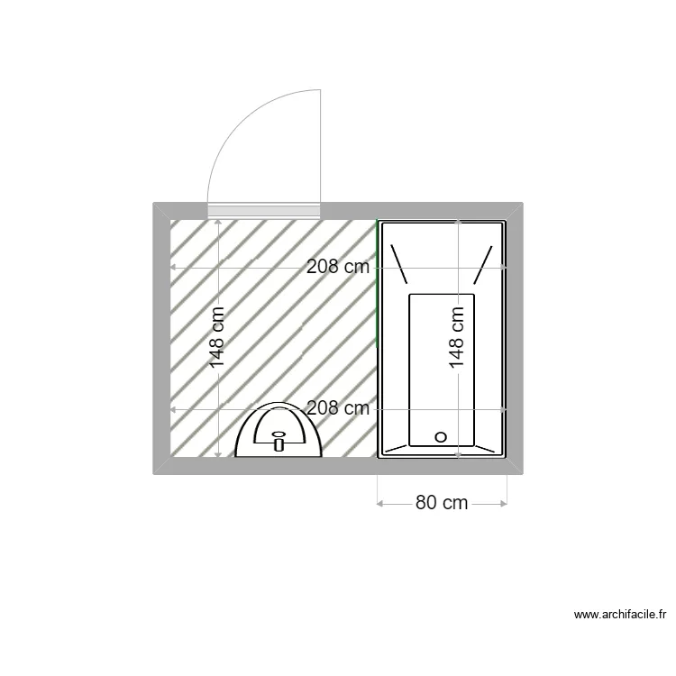PAVEZ ROMERO après travaux. Plan de 1 et 3 m² PAVEZ ROMERO après travaux. Plan de 1 et 3 m²