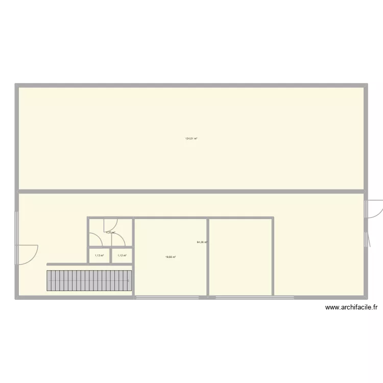 PAL ESTATE BAT OUEST. Plan de 8  et 502 m²