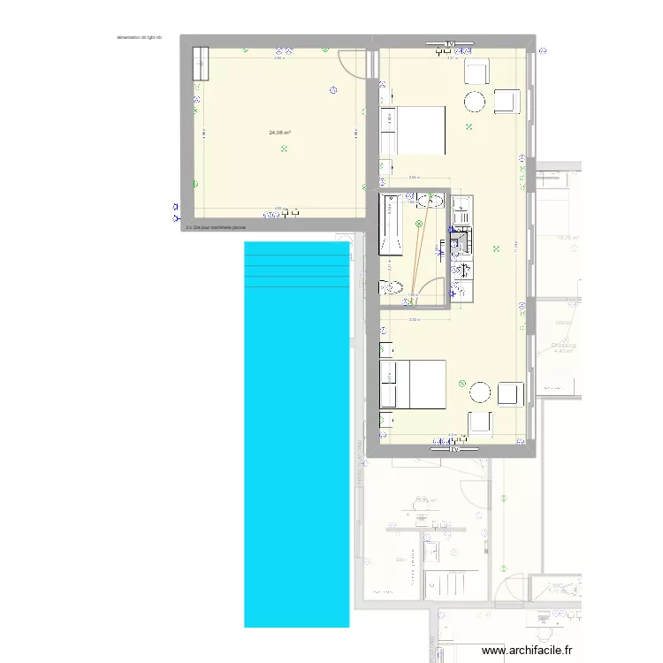 rdc villalbe. Plan de 