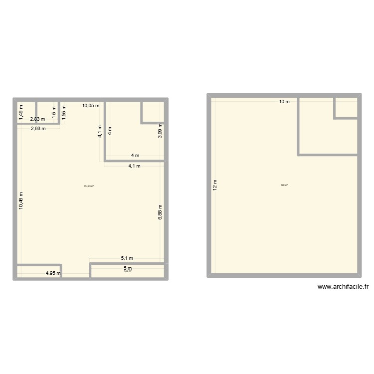 Plan magasin. Plan de 0 pièce et 0 m2
