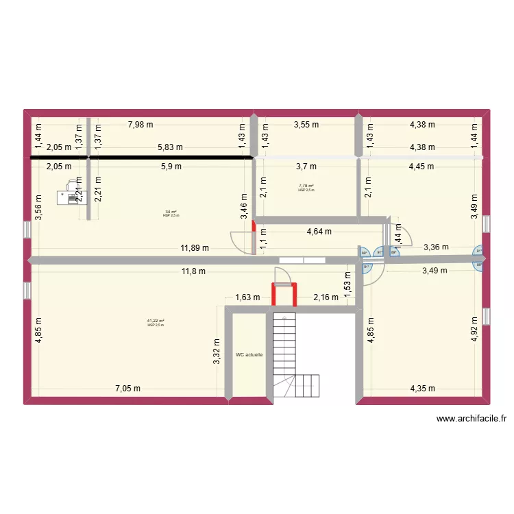 proposition aménagement 3. Plan de 9 Pièces et 145 m² proposition aménagement 3. Plan de 9 Pièces et 145 m²