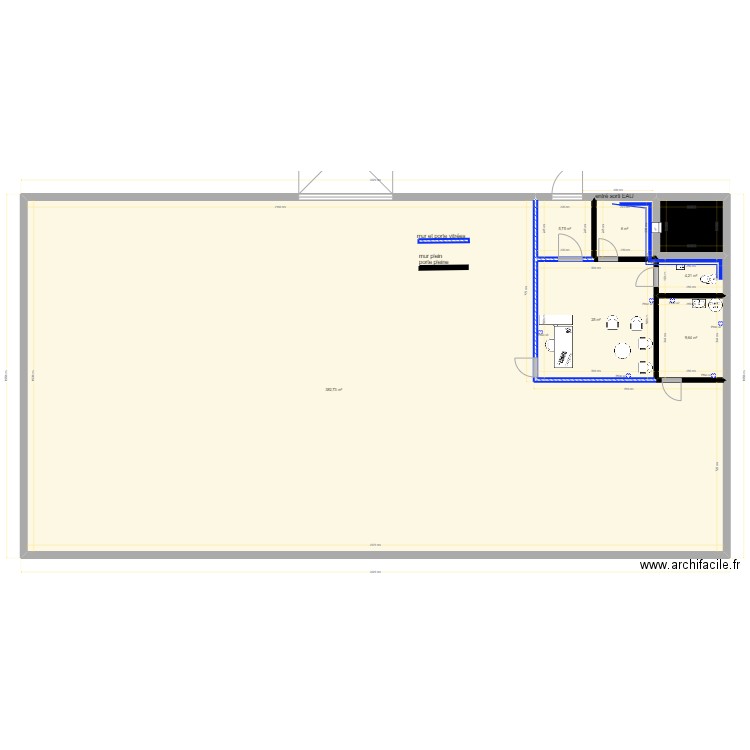 CT VL Contrôle Technique rivery2. Plan de 7 pièces et 440 m2