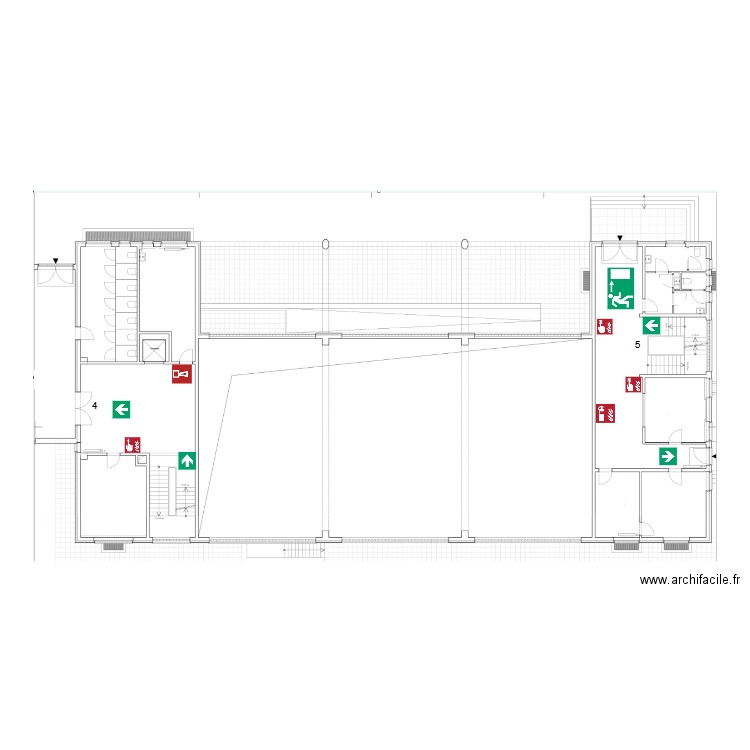 PRMD_Plan évacuation établissement RDC. Plan de 0 pièce et 0 m2