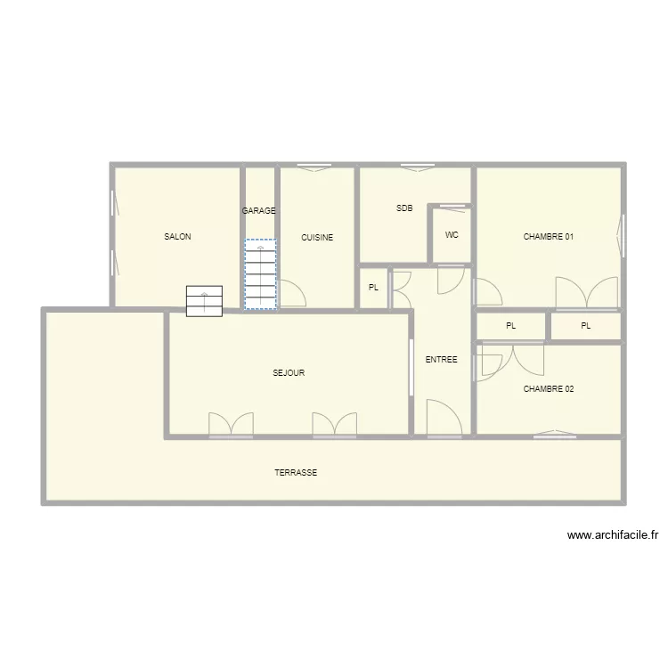 CODOGNAN. Plan de 