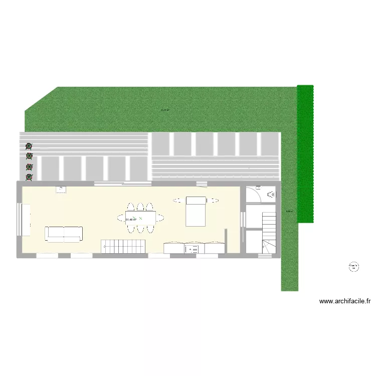 Rez appartement 2. Plan de Rez appartement 2. Plan de