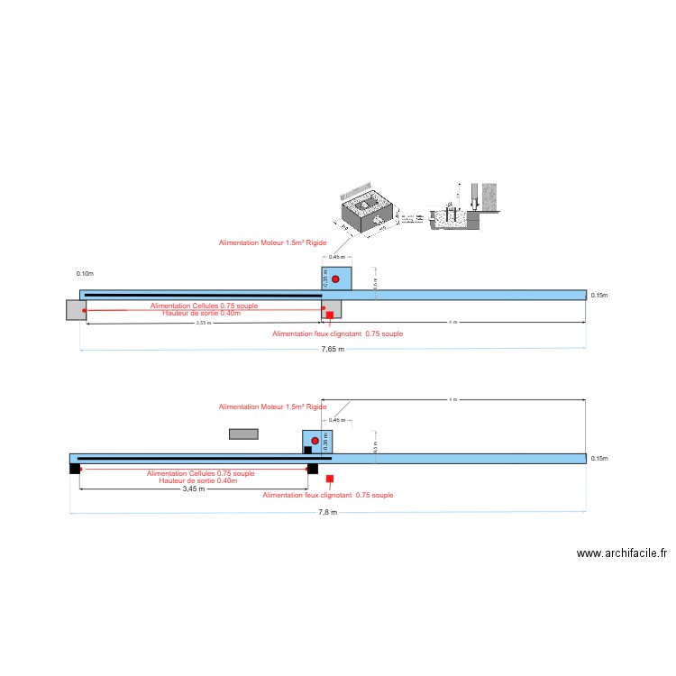 DESSIN TYPE PORTAIL 3 M. Plan de 0 pièce et 0 m2
