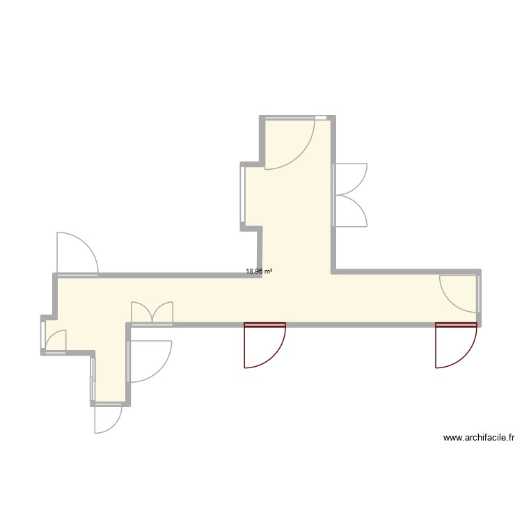 couloir. Plan de 0 pièce et 0 m2