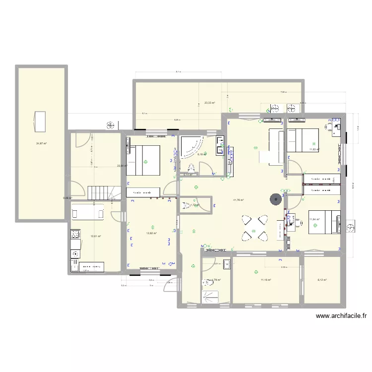 plan SP3C 24 11 2025. Plan de 15 pièces et 192 m² plan SP3C 24 11 2025. Plan de 15 pièces et 192 m²