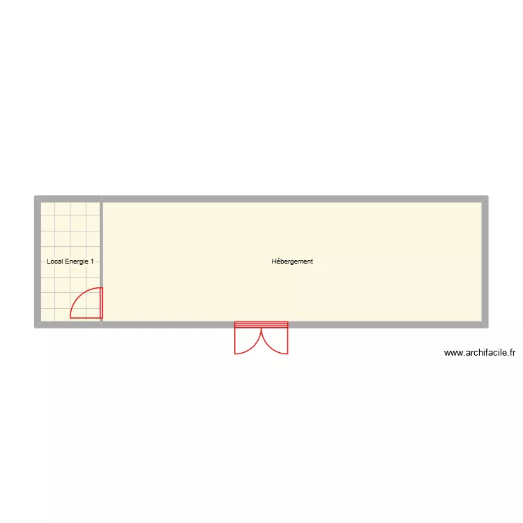 shelter ST1. Plan de 2 et 37 m² shelter ST1. Plan de 2 et 37 m²