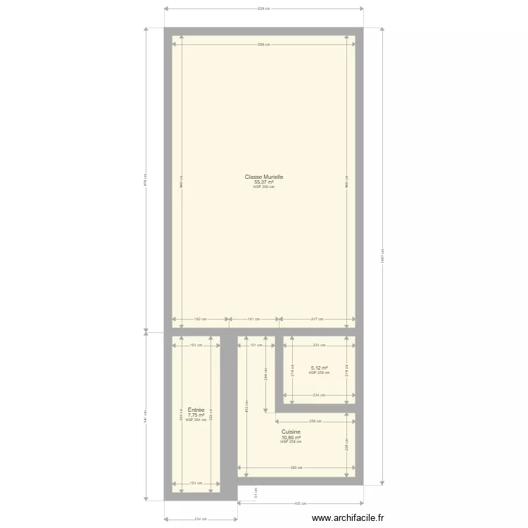 ECOLE SAMAZAN. Plan de 4 et 79 m² ECOLE SAMAZAN. Plan de 4 et 79 m²