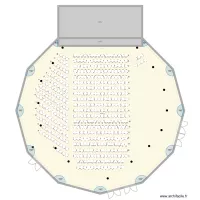 Grande salle avec pav&eacute; de chaises X 256