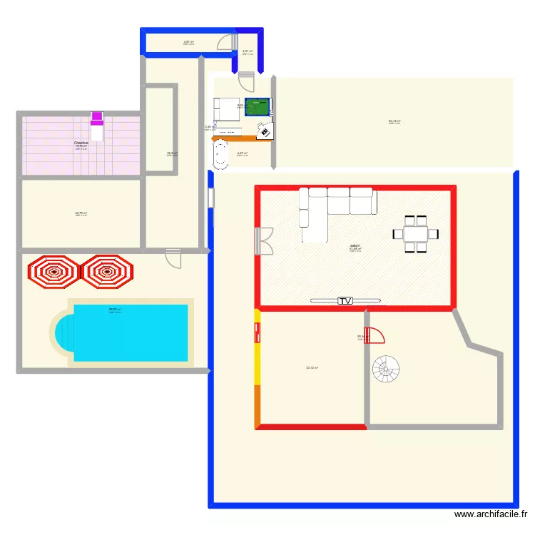 maison chic a louer. Plan de 13 et 585 m² maison chic a louer. Plan de 13 et 585 m²