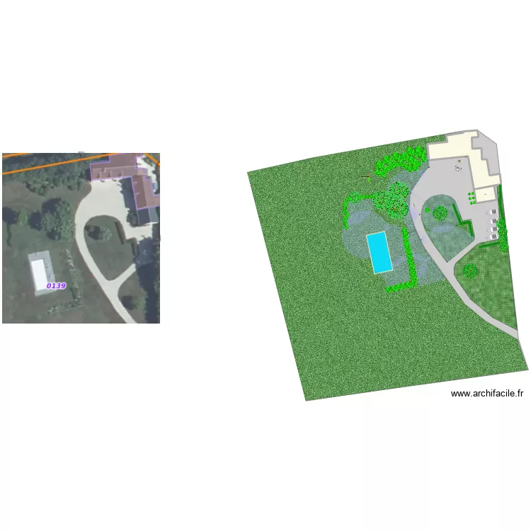 arrosage dufournier. Plan de 2 Pièces et 322 m²