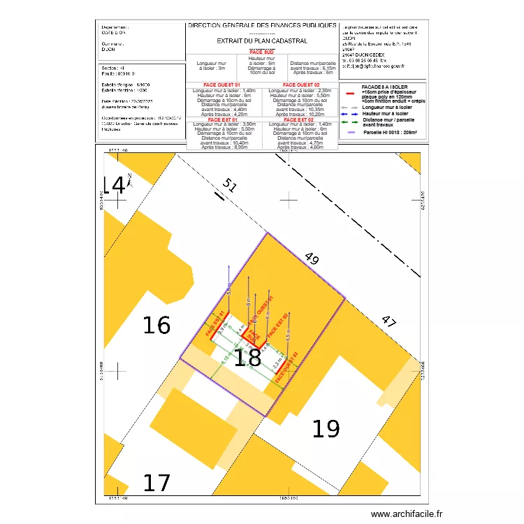 DP002 DUMONT. Plan de 