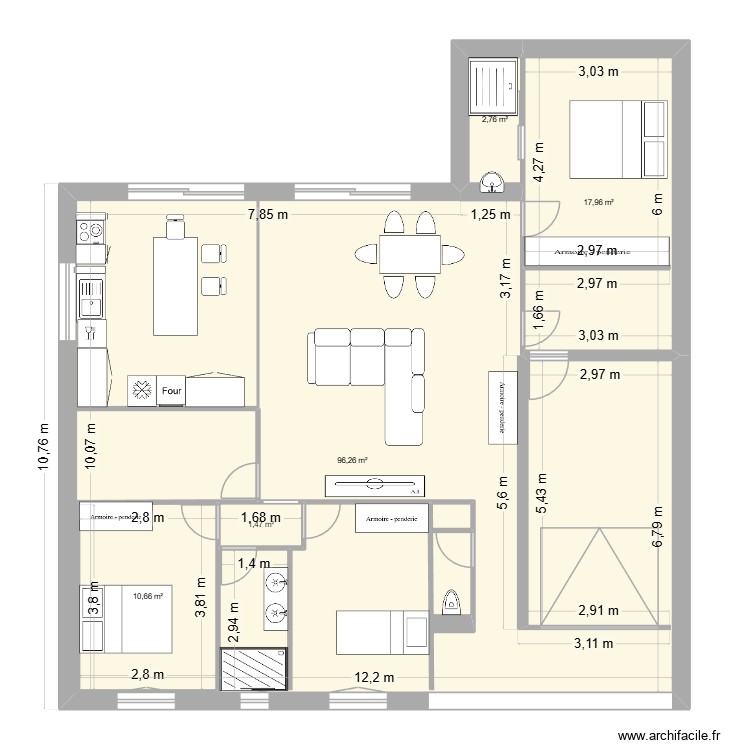 projet 1. Plan de 0 pièce et 0 m2
