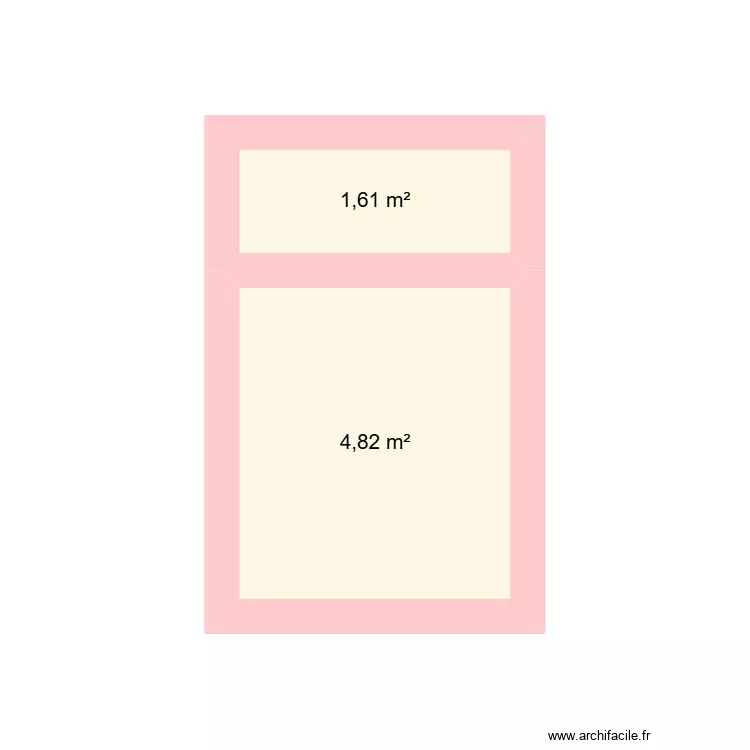 casa. Plan de 2 Pièces et 6 m² casa. Plan de 2 Pièces et 6 m²
