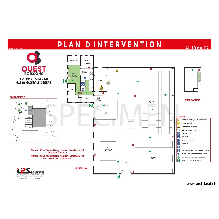 OUEST BOISSONS BAT. Plan de 0 pièce et 0 m2