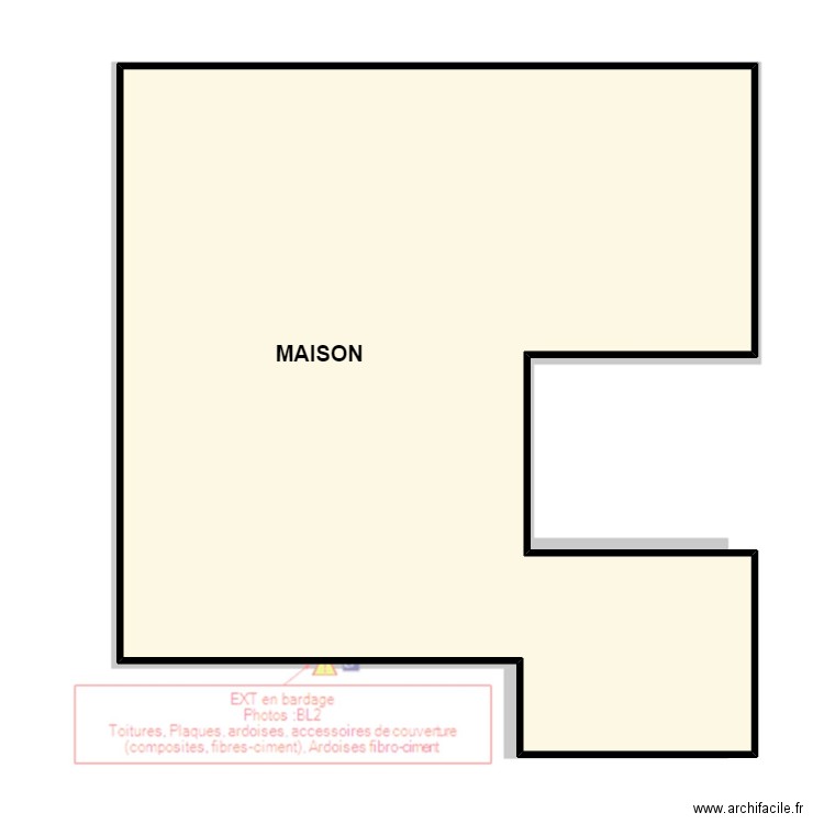 GILABERT. Plan de 1 pièce et 145 m2