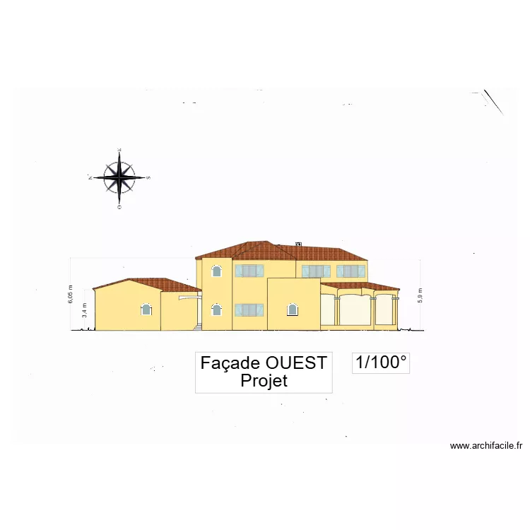 gorguette ouest projet v2. Plan de gorguette ouest projet v2. Plan de