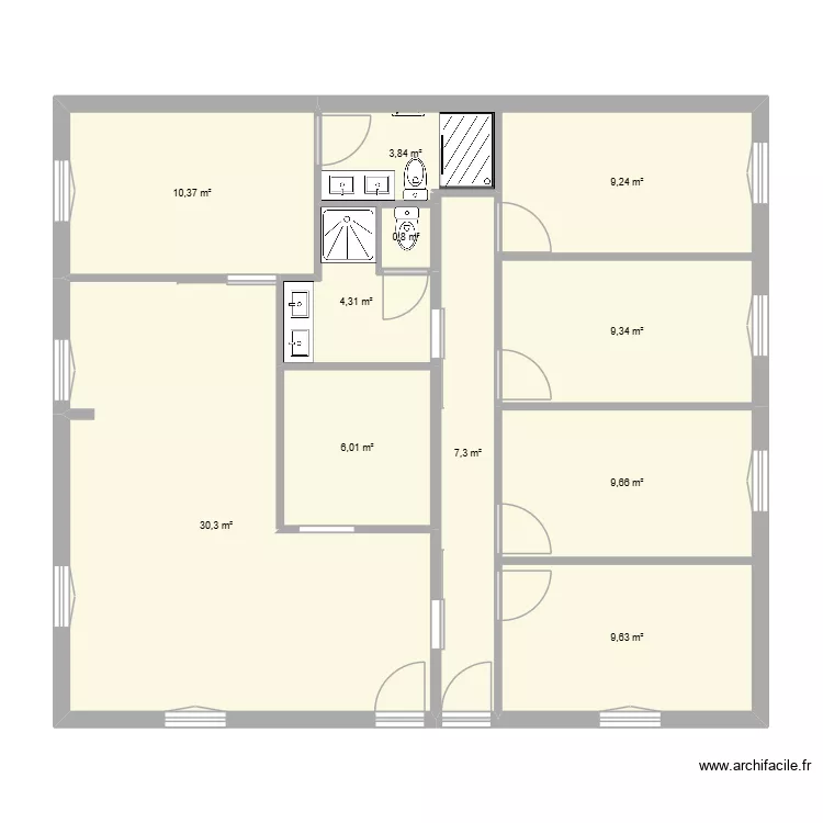 appart sk. Plan de 11 et 101 m² appart sk. Plan de 11 et 101 m²