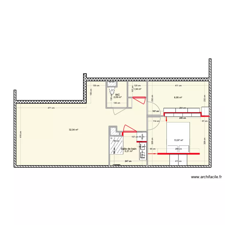 Villa Zenith 2. Plan de 10 pièces et 64 m²