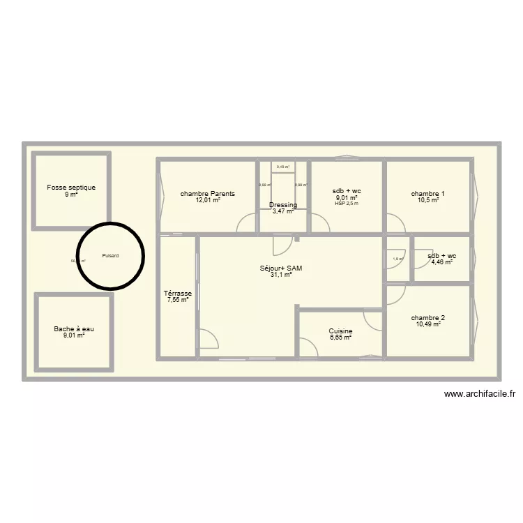 BABEL02. Plan de 16  et 309 m²
