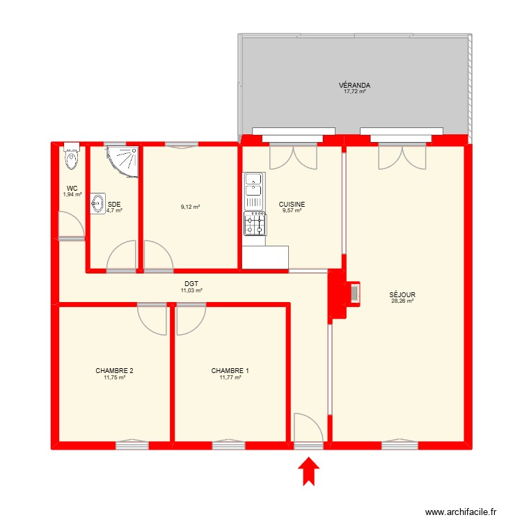 BI 33570. Plan de 0 pièce et 0 m2