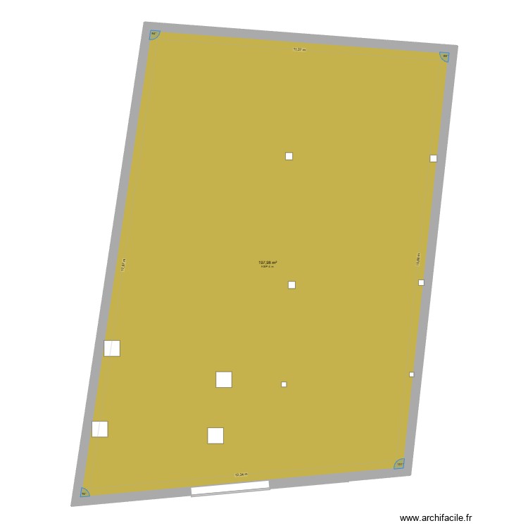 atelier 1 Mnihla. Plan de 0 pièce et 0 m2