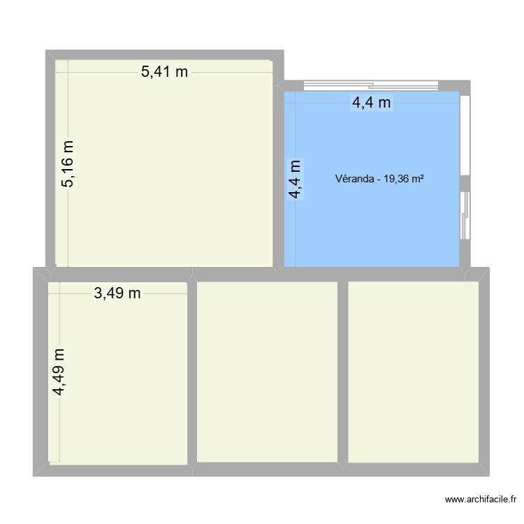 Agrandissement Pirou. Plan de 0 pièce et 0 m2