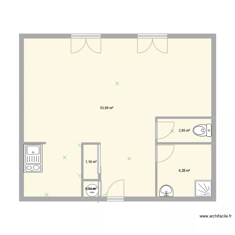 le carré camelia eliot thely 3. Plan de 5 Pièces et 64 m² le carré camelia eliot thely 3. Plan de 5 Pièces et 64 m²