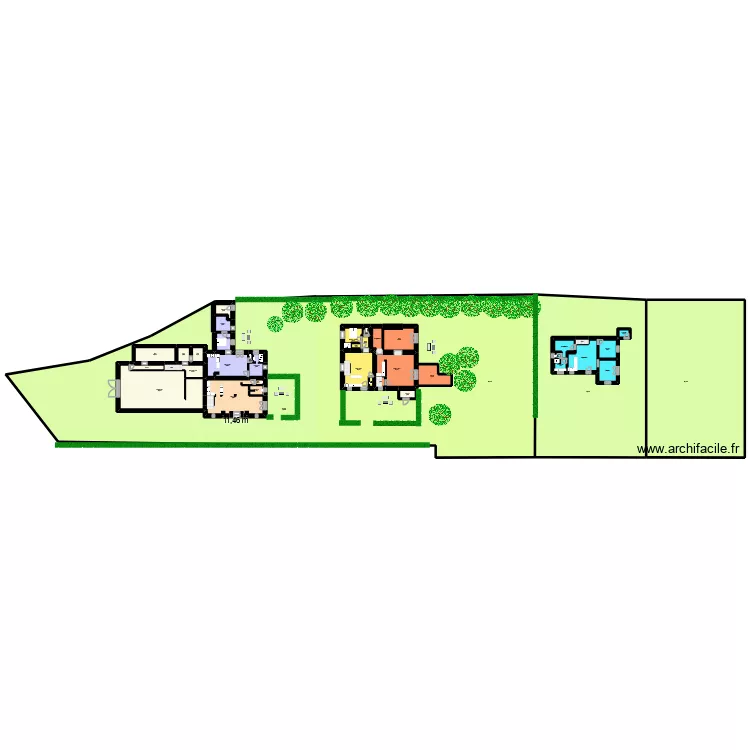 xavier agnes LA MERINDOLE. Plan de 