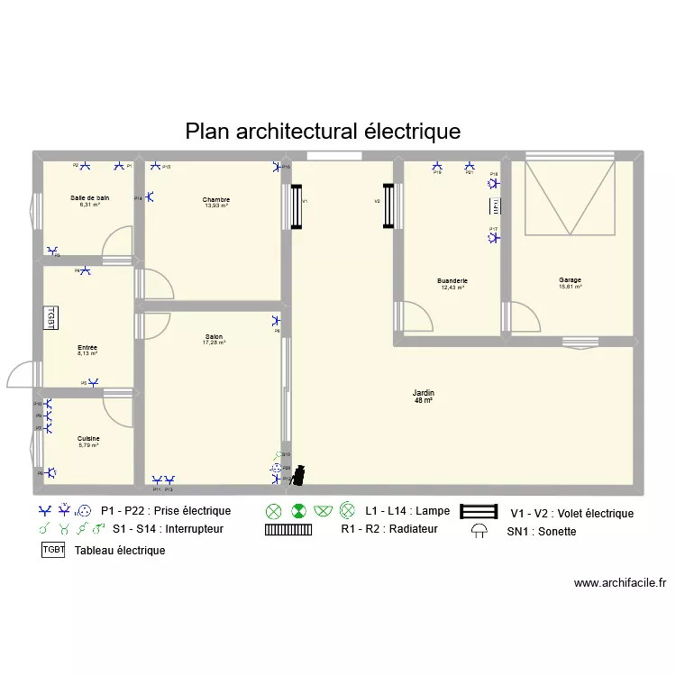 Meunier Habitat 2026 prises. Plan de 8  et 127 m²
