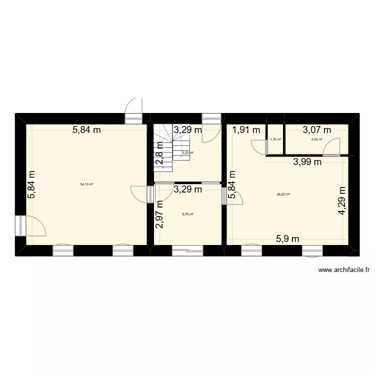maison florence 2. Plan de 6 pièces et 87 m² maison florence 2. Plan de 6 pièces et 87 m²