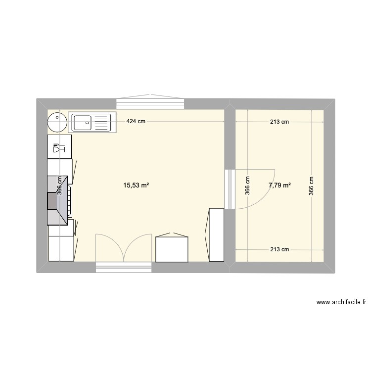 cuisine base. Plan de 0 pièce et 0 m2