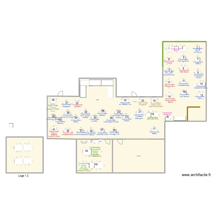 22/02 - Sita Osteria. Plan de 0 pièce et 0 m2