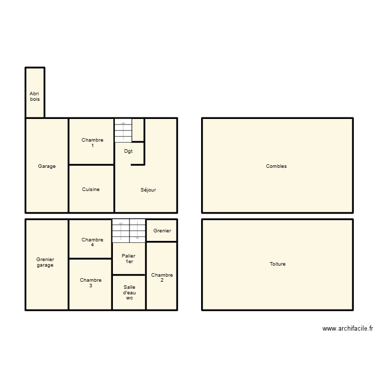 LOCTUDY BAUDRY. Plan de 0 pièce et 0 m2