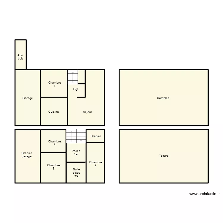 LOCTUDY BAUDRY. Plan de 