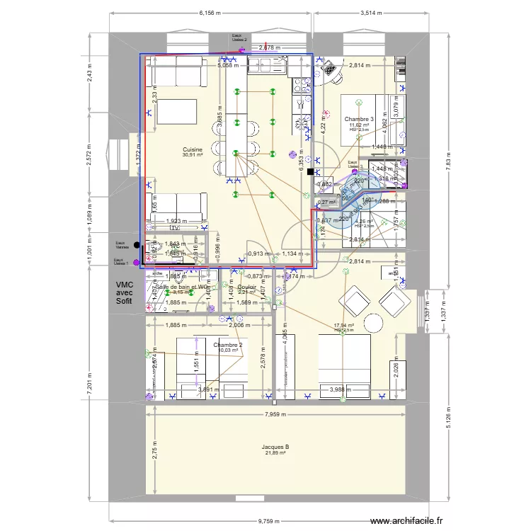 Minimesprojp12. Plan de 16 et 207 m² Minimesprojp12. Plan de 16 et 207 m²