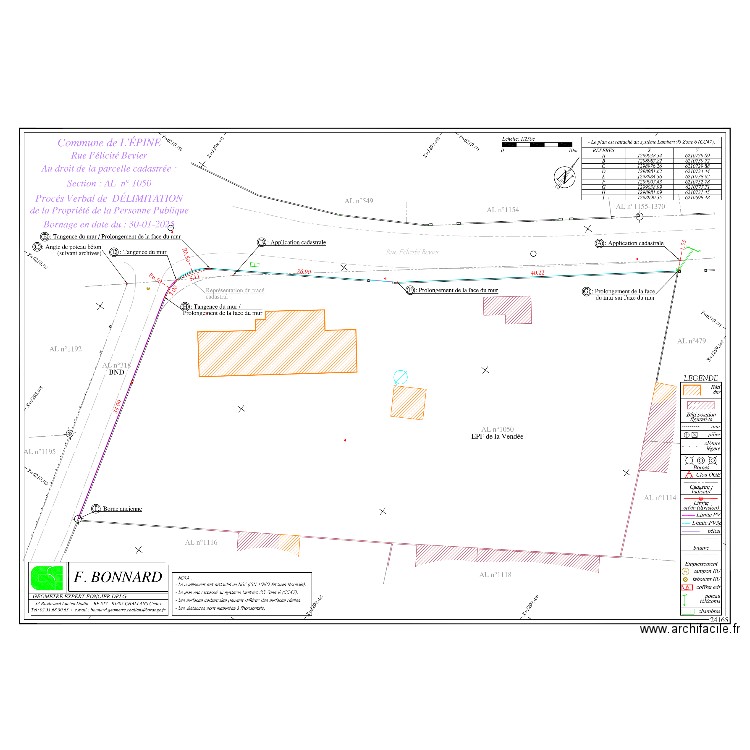 Projet EPINE. Plan de 0 pièce et 0 m2