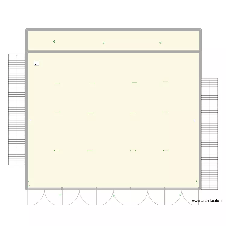 Hangara &eacute;lectrique  EXACTE 1. Plan de 
