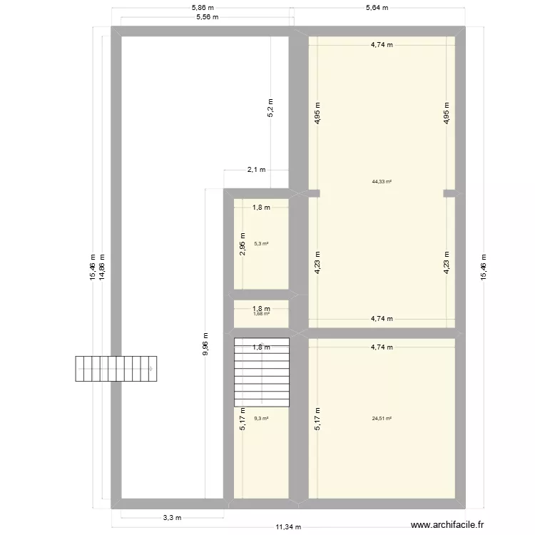 MAX. Plan de 5 et 85 m² MAX. Plan de 5 et 85 m²
