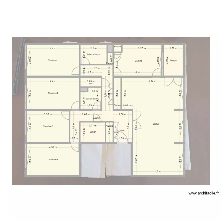 Richard. Plan de 18 Pièces et 122 m² Richard. Plan de 18 Pièces et 122 m²