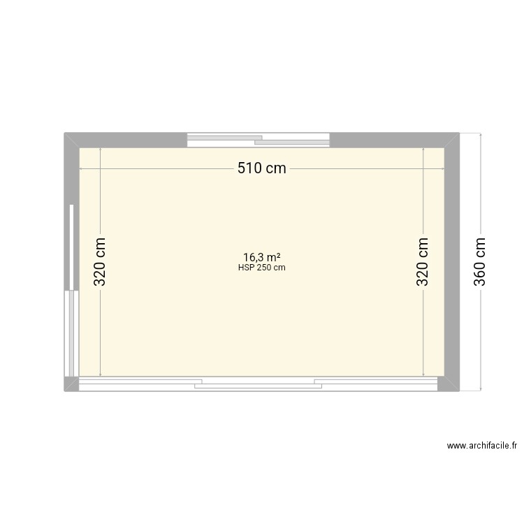 Facade. Plan de 0 pièce et 0 m2