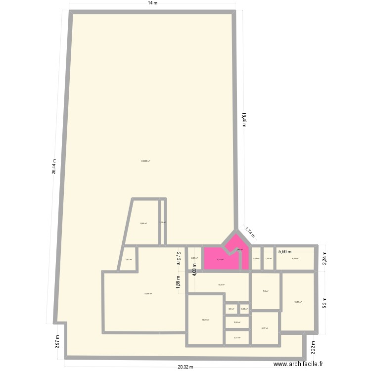 8 Promenade des Anges, Saint-Cyr-l'École, France. Plan de 218 pièces et 3038 m2