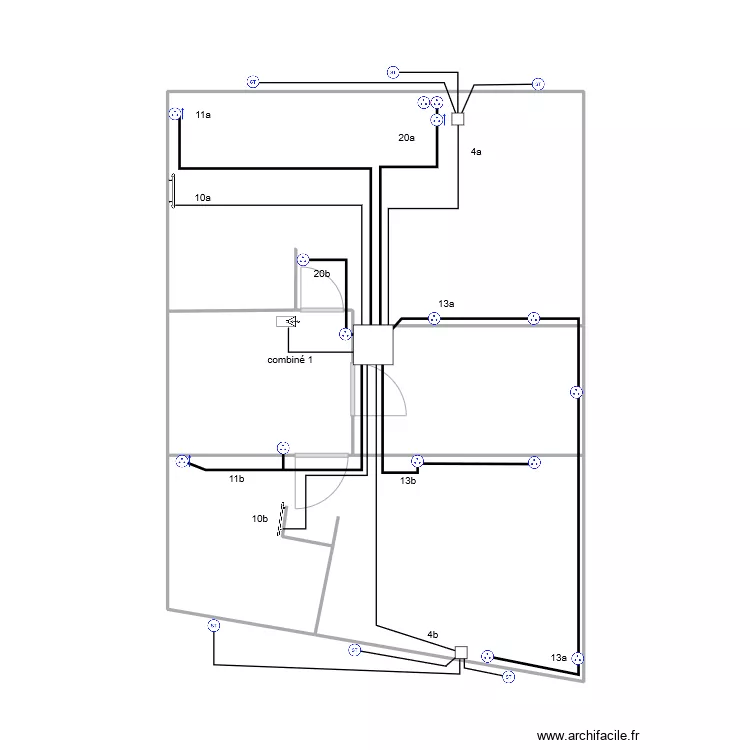 prises R+1. Plan de 