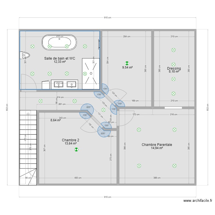 étage 2. Plan de 0 pièce et 0 m2