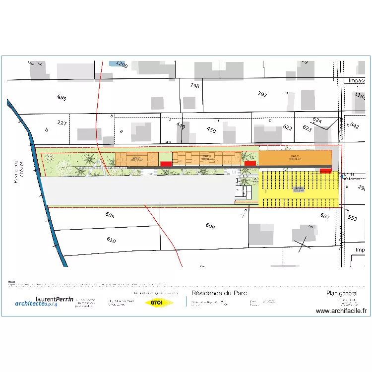 BAGATELLE AS 551 742 . Plan de 