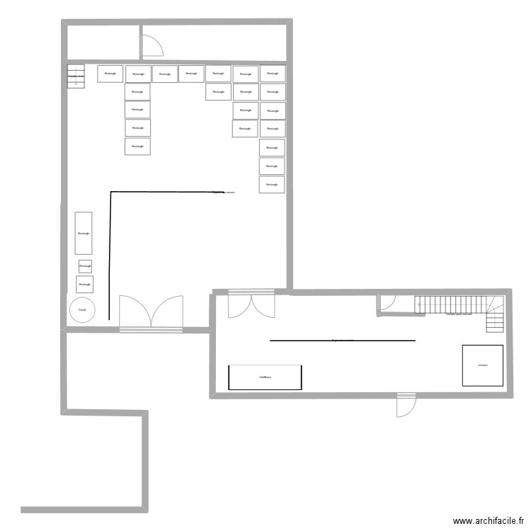 stockage. Plan de 0 pièce et 0 m2