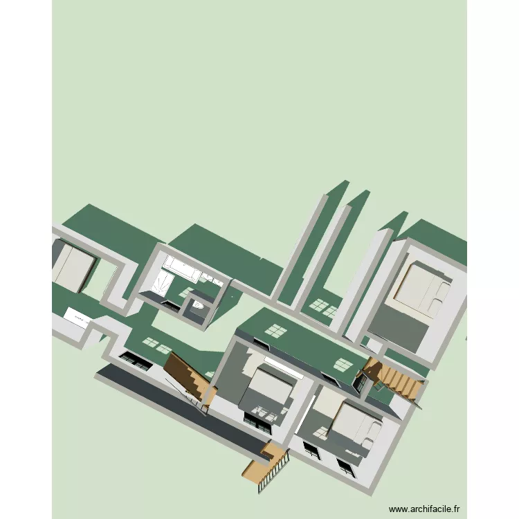 en cours 2. Plan de 4 et 35 m² en cours 2. Plan de 4 et 35 m²